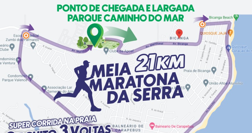Novidade: Serra vai receber meia maratona em março de 2024
